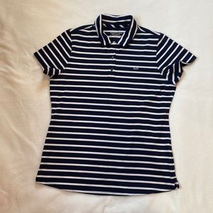 Vineyard Vines Performance Polo Navy White Stripe M